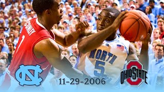 UNC Basketball: #6 North Carolina vs #1 Ohio State | ACCBig Ten Challenge | 11292006 | Full Game