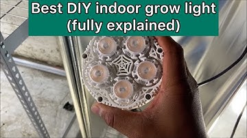 Best DIY indoor grow light tutorial. (fully explained)