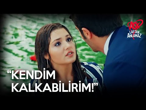 Hayat süs havuzuna düşüyor! | Aşk Laftan Anlamaz 2.Bölüm