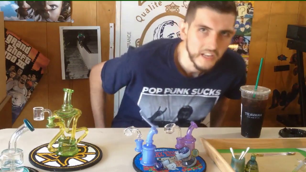 7ten glass micro dab with the trough