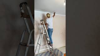 Wände streichen – Schritt für Schritt 🎨Staubsaugen, abkleben, Parkett schützen … #bauarbeiten