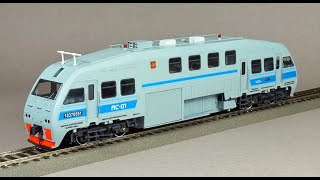 автомотриса АС-01 1:87 железная дорога обзор масштабная модель / model railway car AS complex