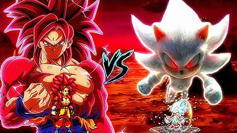 Son Goku SSJ4 V6 OP VS Sonic Chaos V3 RN OP (all form) in Jump Force Mugen