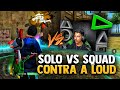 CAI NA MESMA PARTIDA QUE A LOUD SOLO VS SQUAD! SERÁ QUE MITEI? 😯🔥