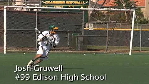 Josh Gruwell Lacrosse Edison High School