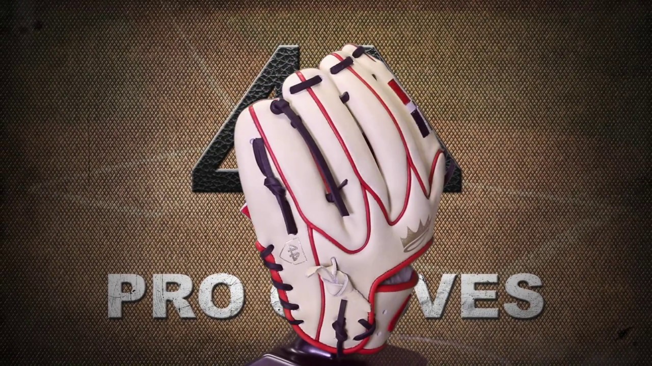 44 Pro Custom Baseball Glove Signature Series Blonde Red Black Crown