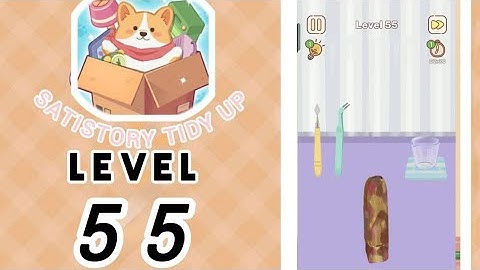 Satistory Tidy Up Level 55 Solution Walkthrough