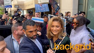 Zendaya stops to take photos with fans outside Hotel in New York, NY