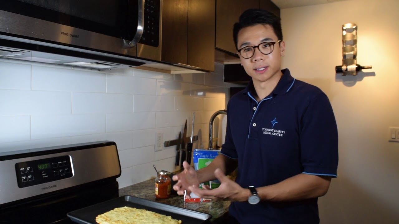 Cauliflower Crust Pizza Recipe Sam Chin YouTube