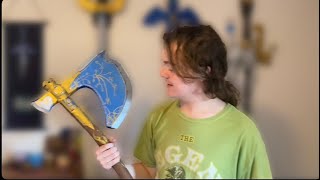 I made the Leviathan Axe from God of War Ragnarök