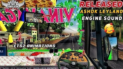 download ASHOK LEYLAND MINI PRIVATE BUS MOD for bus simulator indonesia | BUSSID V3.6.1 |#bussidmods