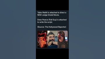 Taika is directing a NEW JUDGE DREDD MOVIE? #Shorts #JudgeDredd