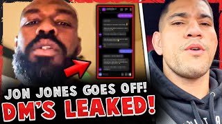 Jon Jones DM'S LEAKED of him GOING OFF! Alex Pereira RESPONDS! UFC 302