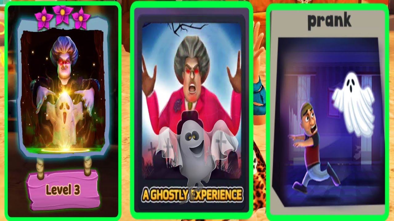Epic Ghost Pranks Scary Teacher 3d Scary Teacher Stone Age Scary 