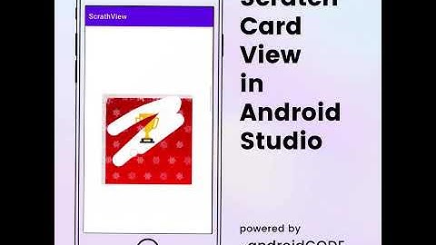 scratch card in android studio #Shorts