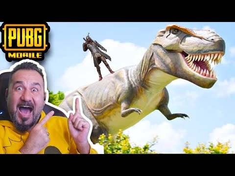 PUBG MOBİLE DİNOZOR AVLIYORUZ! T-REX NEREDE? | Pubg mobile oynuyoruz