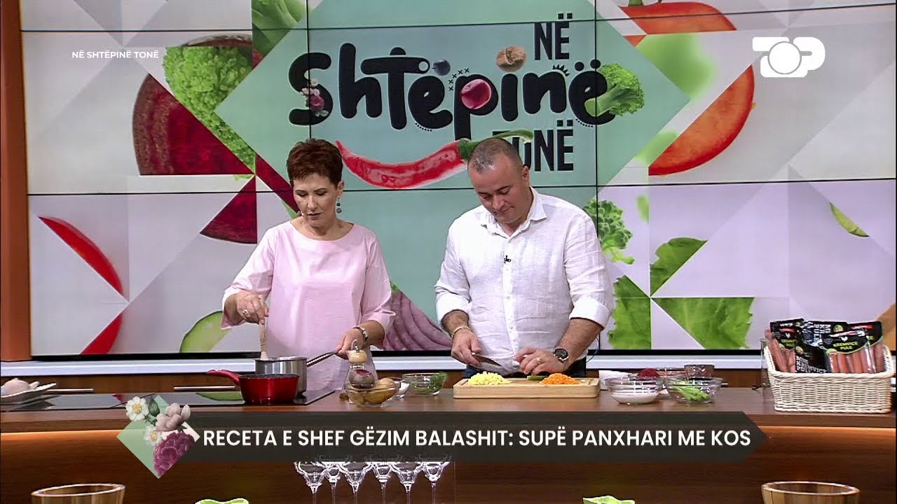 Supë panxhari me kos nga Shef Gëzim Balashi - Në Shtëpinë Tonë