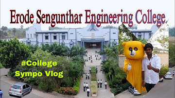 Erode Sengunthar Engineering college Sympo Function 2K24//MECH// Small vlog with Vlog tamilan