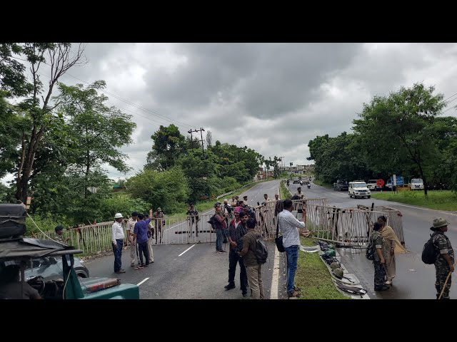 Live- नगड़ी पहुंचना आज है मुश्किल. चप्पे चप्पे पर पुलिस.