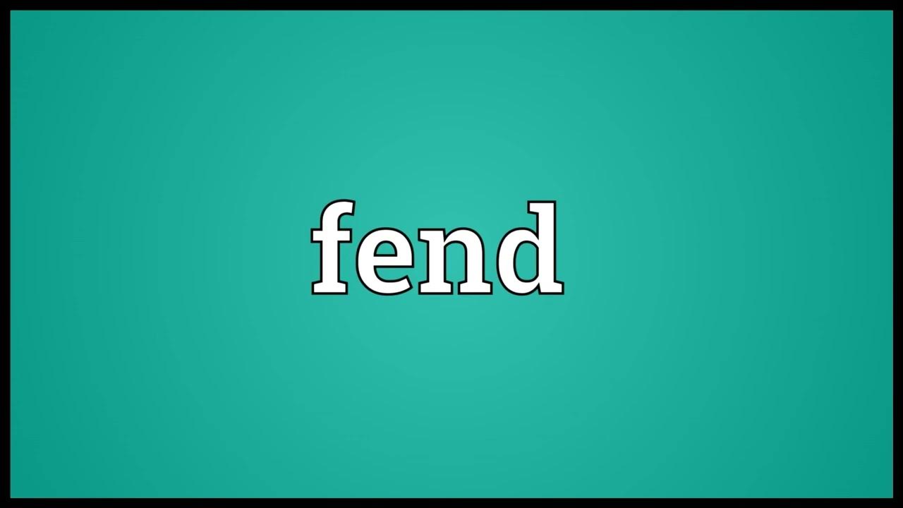 Fend Meaning YouTube fend-meaning-youtube