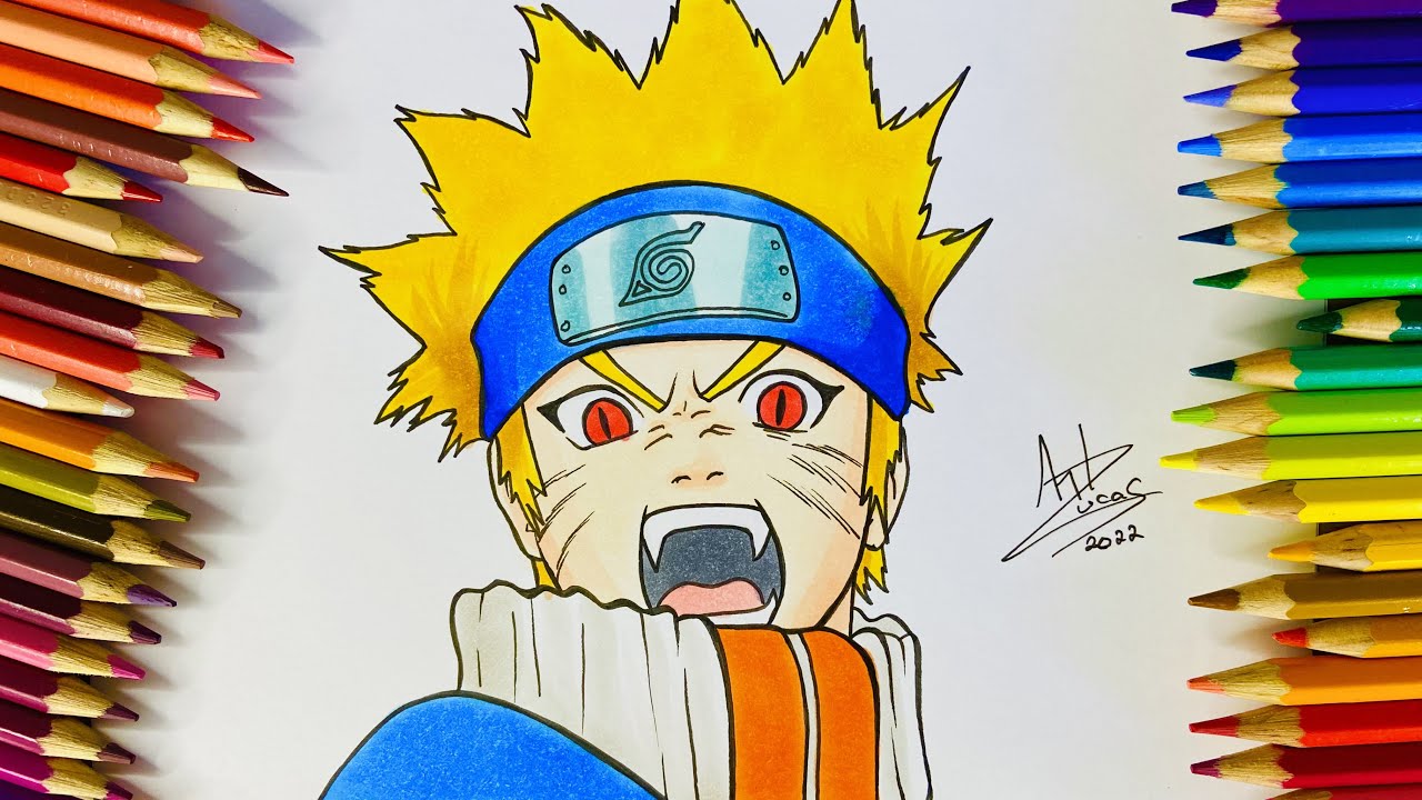 COMO DESENHAR o NARUTO 