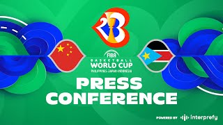 China v South Sudan - Press Conference | FIBA Basketball World Cup 2023