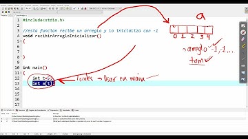 Paso de arreglos (una dimensión) como parámetros funciones lenguaje C
