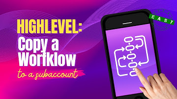 New HighLevel Feature! Copy a Workflow to a Subaccount- No Snapshot Needed!