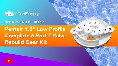 A&A 1.5" Low Profile Complete 6 Port T-Valve Rebuild Gear Kit - What