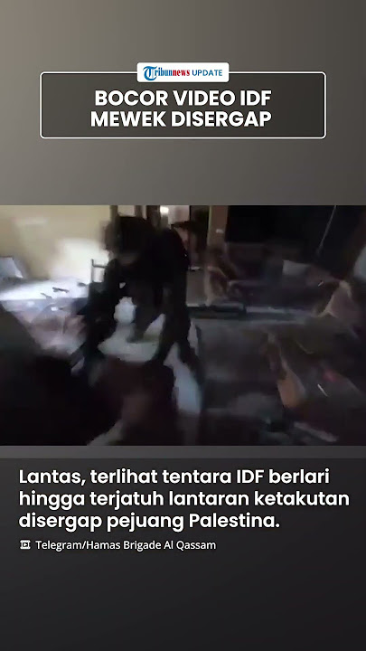 Tampang Pasukan IDF Teriak Ketakutan saat Disergap Hamas di Jalur Gaza, Terseok-seok Dilempar Granat