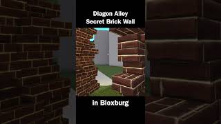 Diagon Alley Brick Wall Build Hack In Bloxburg