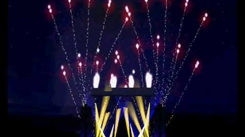 RCT3 Fireworksshow - Given Up by Linkin Park