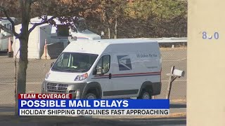 Local postal workers preparing for holiday deliveries ahead of storm