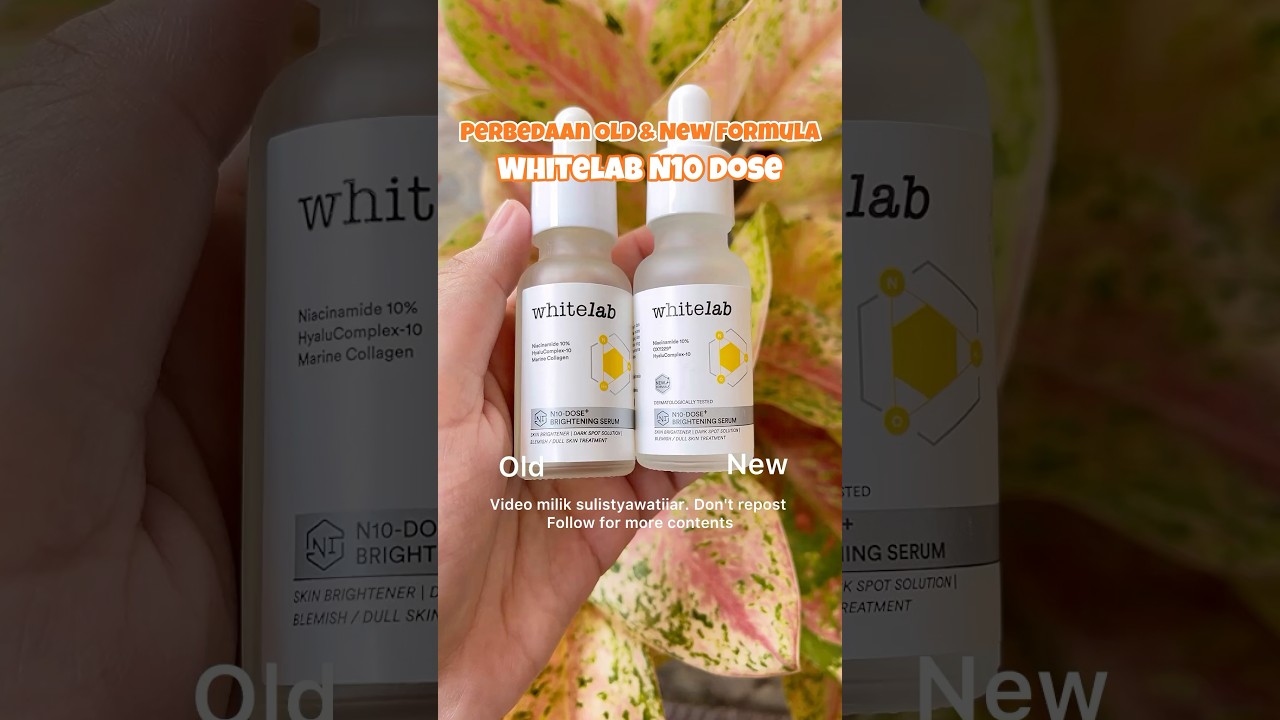 Upgraded Formula Whitelab N10 Dose Brightening Serum, Whitelab niacinamide 10% 
