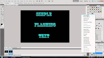 Photoshop Tut Cs5 Flashing Text