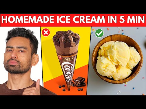 5 MINUTE ICE CREAM – Healthy & Tasty Ice Cream (Without Refrigerator)