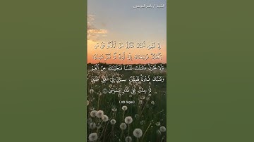 سورة طه من  آية 40 إلى آية 45 بصوت الشيخ ياسر الدوسري♥♥