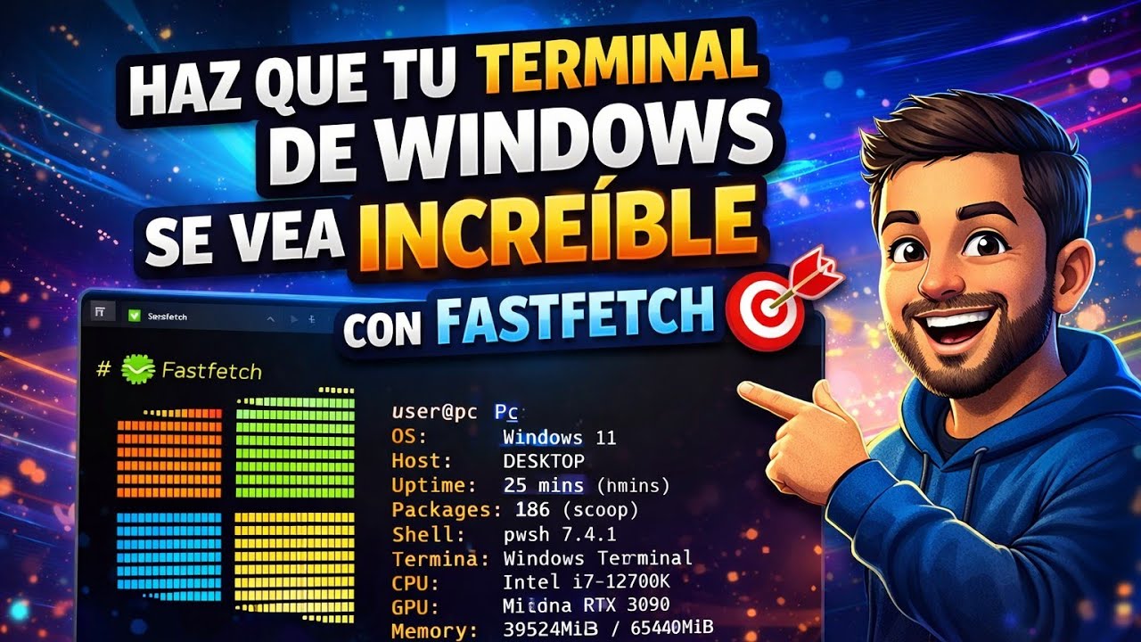 🚀 Instala y Personaliza Fastfetch en Windows ¡En Menos de 5 Minutos! 💻 ...
