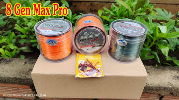 Dây Cước  Ryoko 8 Gen Max Pro Tặng Lưỡi Chinu