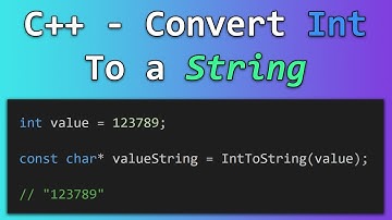 C++ - Int to String (manually, without to_string)