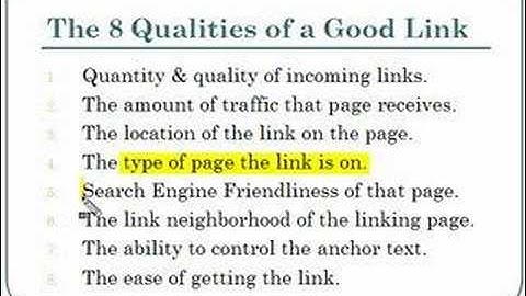 Evaluating The Quality of a Link - Part 2