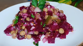 СЪЕДЯТ ЗА МИНУТУ! Вкусный салат из свеклы Delicious beet salad
