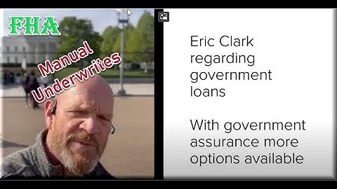 FHA Manual underwriting from a lender who is willing and able with quality underwriting