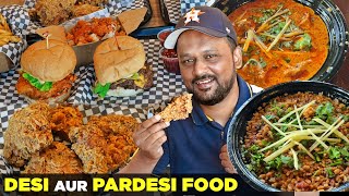 Desi & Pardesi Food | Flight Missed | Travelling to Edmonton | Canada Food & The Halal Ribfest