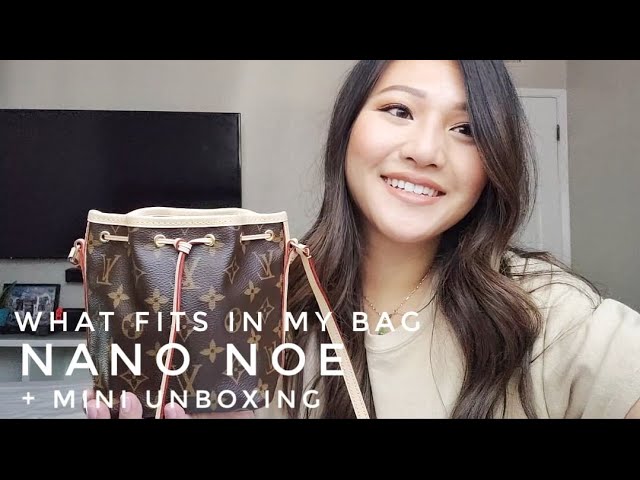 LOUIS VUITTON NANO NOE l Whats in my bag + Unboxing 