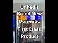 @united brand new domestic First Class on an a321neo from DEN-LAX. #travel #firstclass #luxury