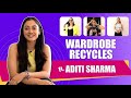 Wardrobe Recycles Ft. Aditi Sharma | Styling tips | Black Dress Hacks