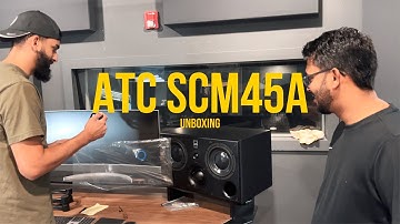 Unboxing My Dream Studio Monitors - ATC SCM45A Unboxing