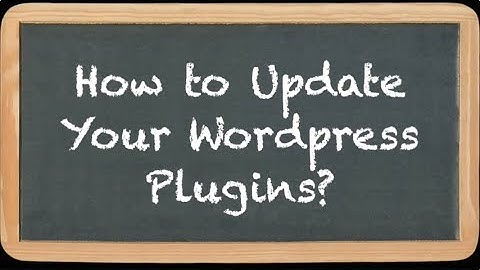 How to Update Your Wordpress Plugins