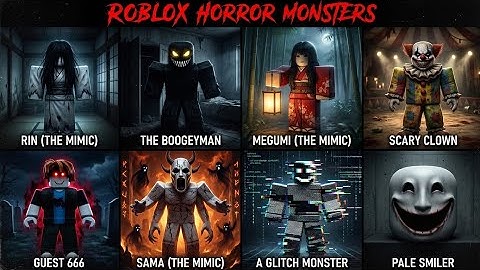 SCARY ROBLOX MONSTERS IRL! 😱 (The Mimic, Guest 666)